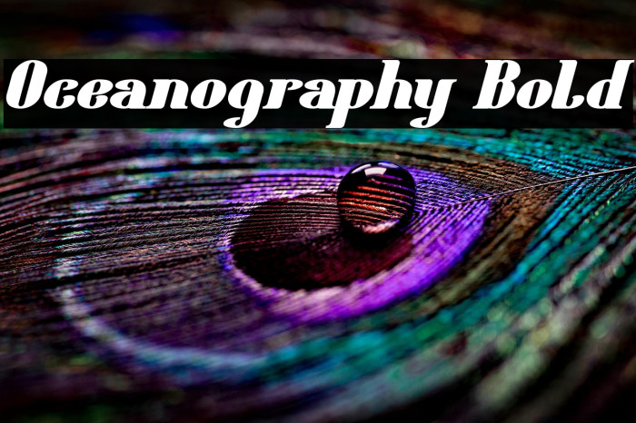 Oceanography Bold Example 1