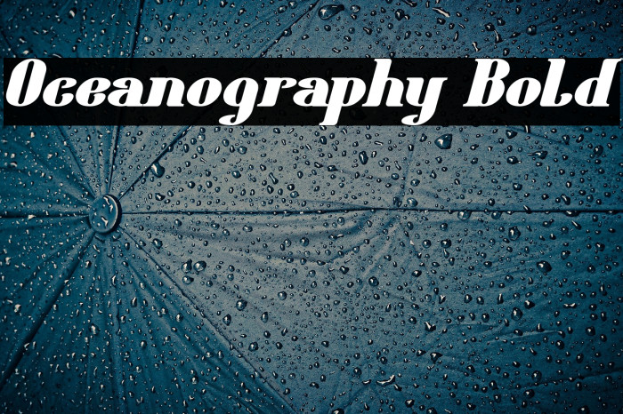 Oceanography Bold Example 2