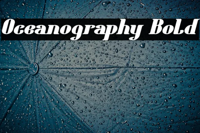 Oceanography Bold Example 2