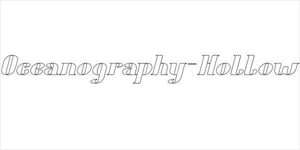 Oceanography-Hollow Logo