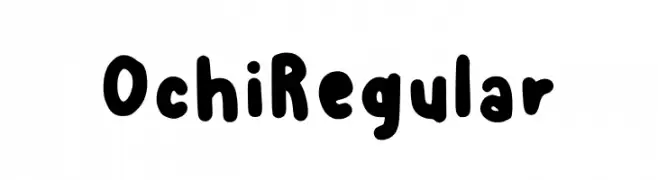 Ochi Regular  Скачать бесплатные шрифты