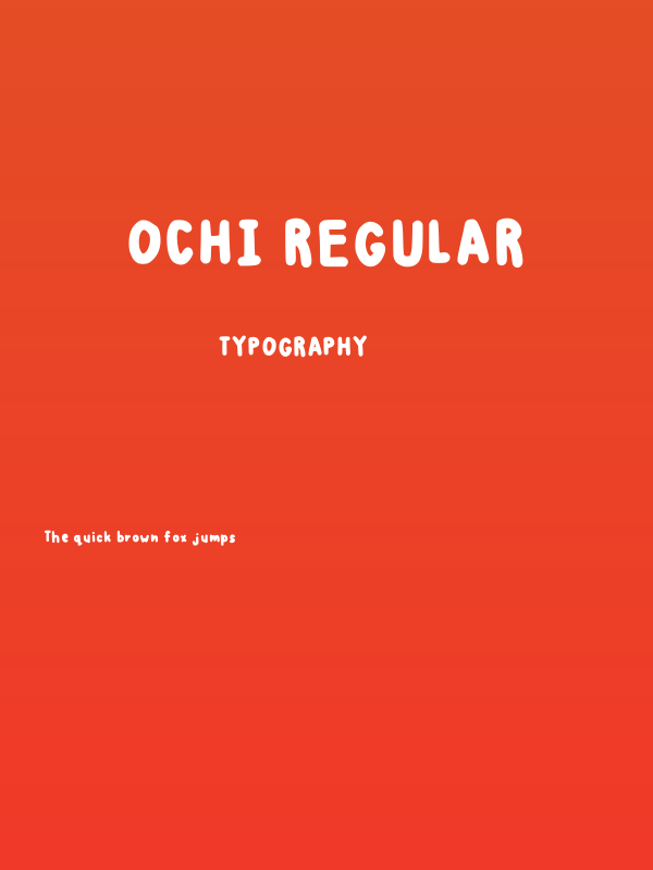 Ochi Regular Poster