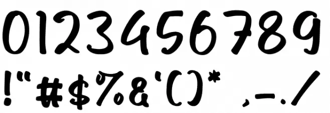 Ochika फ़ॉन्ट अन्य घर का काम