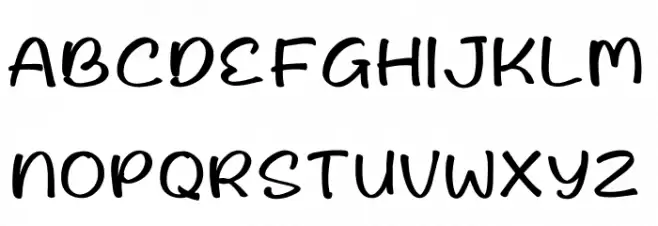 Ochika फ़ॉन्ट अपरकेस