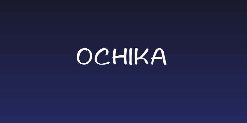 Ochika Social Header