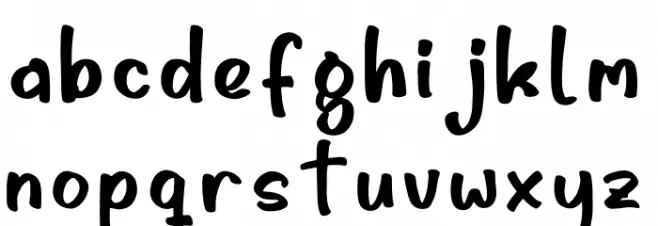 Ochika फ़ॉन्ट लोअरकेस