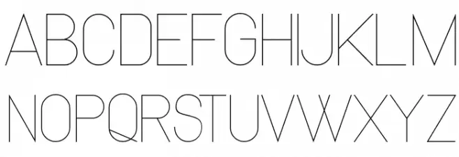 Ocho Siete Шрифта ВЕРХНИЙ