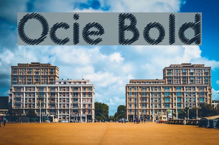 Ocie Bold Font examples