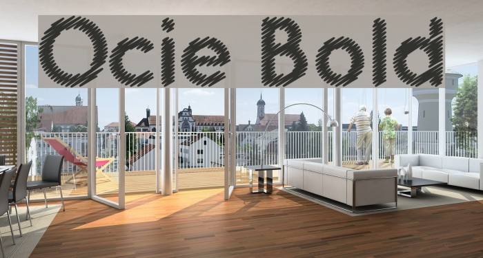Ocie Bold Font examples