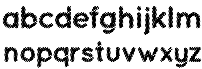 Ocie Bold Font LOWERCASE