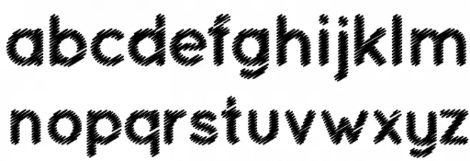 Ocie Bold Font LOWERCASE