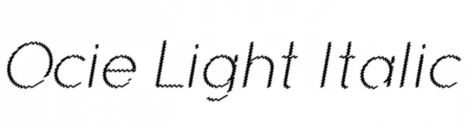 Ocie Light Italic 