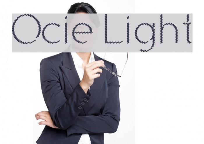 Ocie Light Font examples