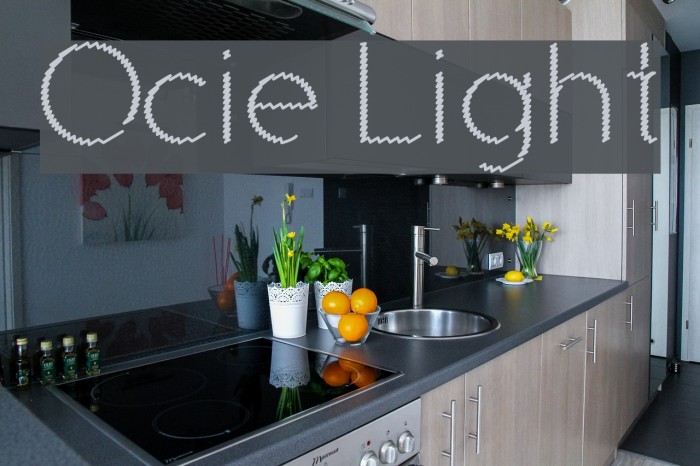 Ocie Light Font examples