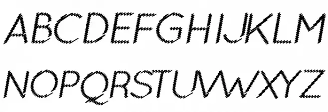Ocie Normal Italic Fuentes MAYÚSCULAS