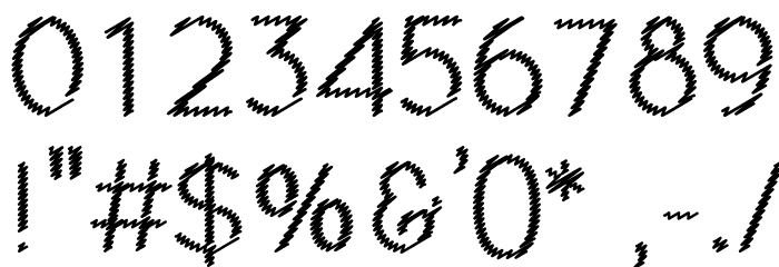 Ocie Normal Font OTHER CHARS