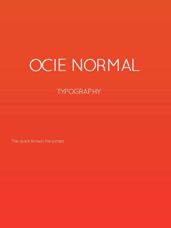 Ocie Normal Poster