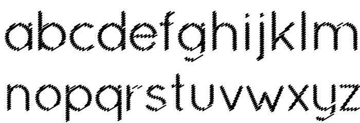Ocie Normal Font LOWERCASE