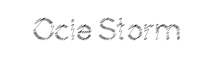 Ocie Storm Font