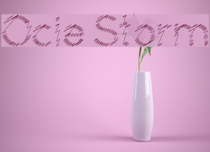 Ocie Storm Font examples