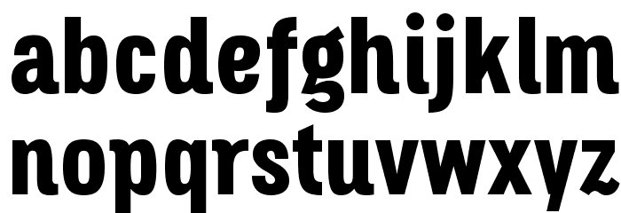 Octagen Black Black Font LOWERCASE