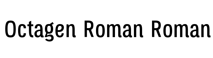 Octagen Roman Roman  baixar fontes gratis