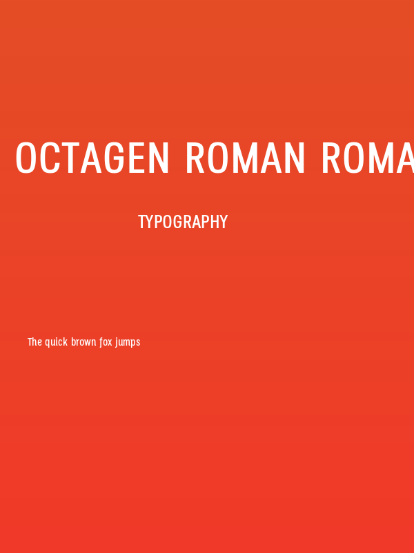 Octagen Roman Roman Poster