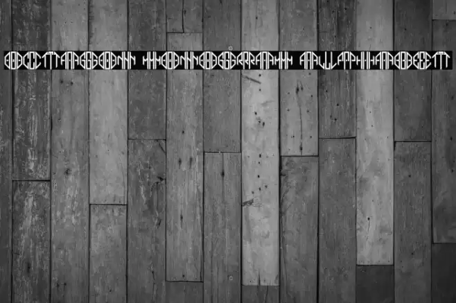 Octagon Monogram Alphabet Fuentes examples