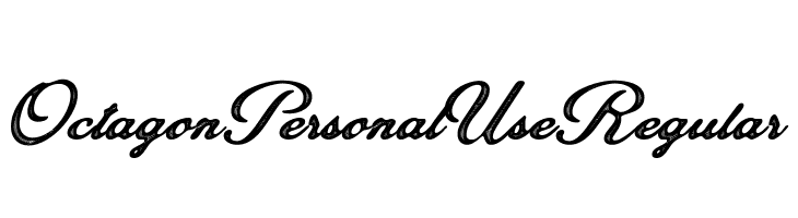 Octagon Personal Use Regular  नि: शुल्क फ़ॉन्ट्स डाउनलोड