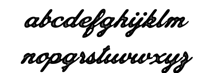 Octagon Personal Use Regular Font LOWERCASE
