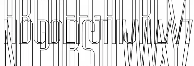 Octagon Plus demo Schriftart Groß