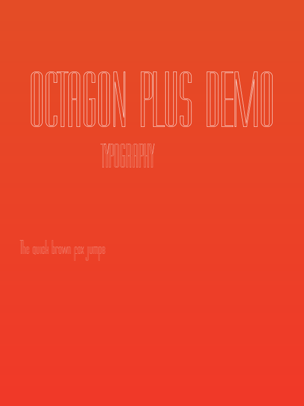 Octagon Plus demo Poster