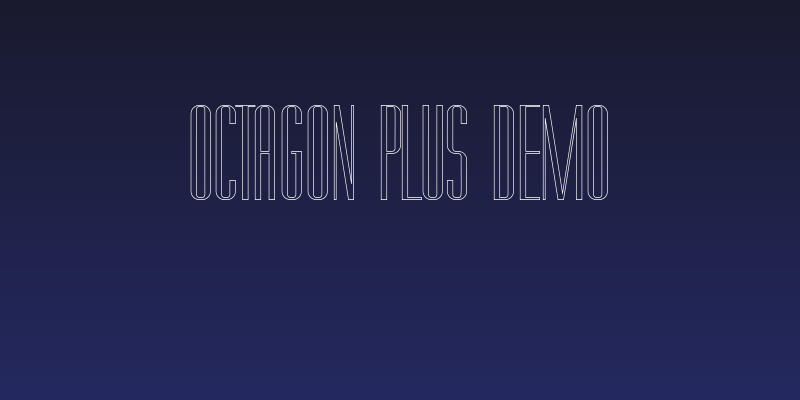 Octagon Plus demo Social Header