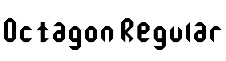 Octagon Regular  免费字体下载