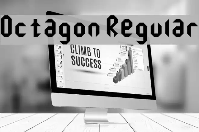 Octagon Regular Font examples