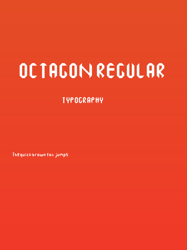 Octagon Regular Poster