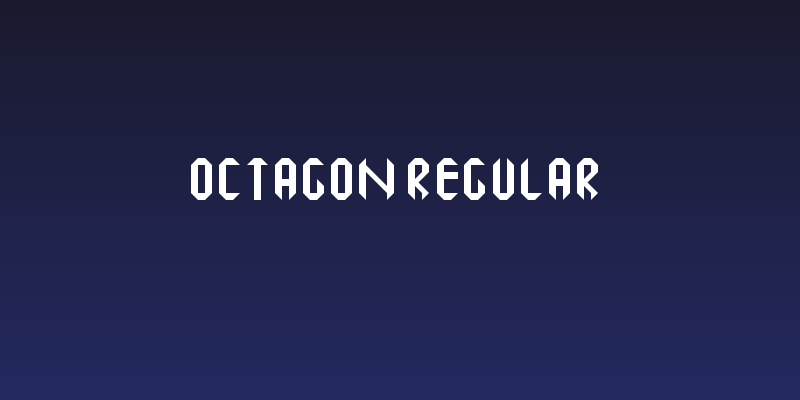 Octagon Regular Social Header