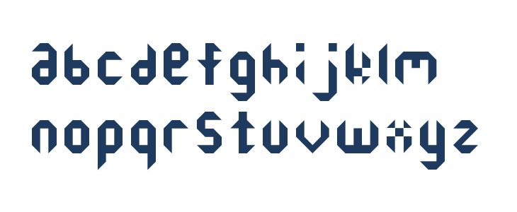 Octagon Regular Lowercase