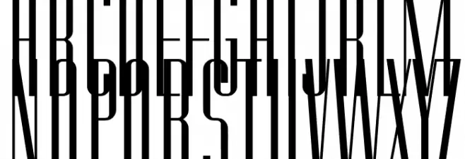 Octagon demo Font Litere mari