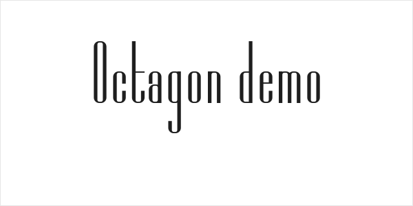 Octagon demo Logo