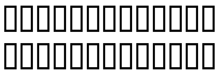 Octagon Font OTHER CHARS