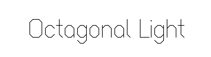 Octagonal Light  Descarca Fonturi Gratis