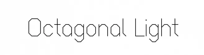Octagonal Light  font caratteri gratis