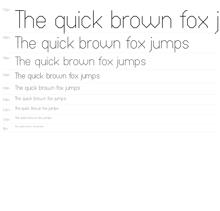 Octagonal Light Waterfall