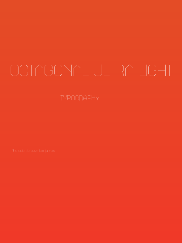 Octagonal Ultra Light Poster