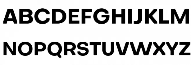 Octarine-Bold Schriftart Groß