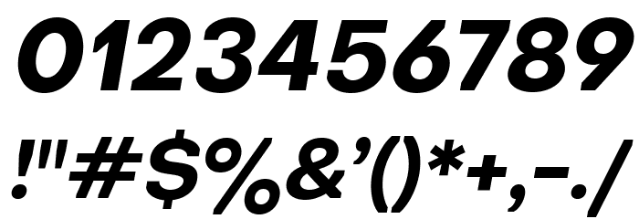 Octarine-BoldOblique Font OTHER CHARS