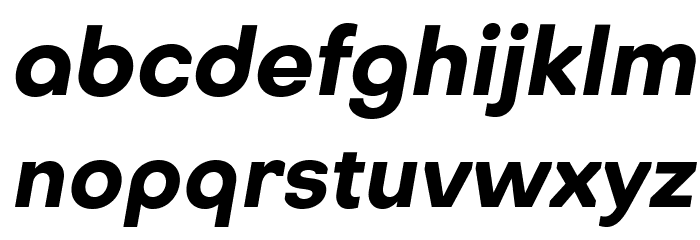 Octarine-BoldOblique Font LOWERCASE