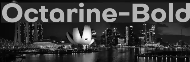 Octarine-Bold Font examples