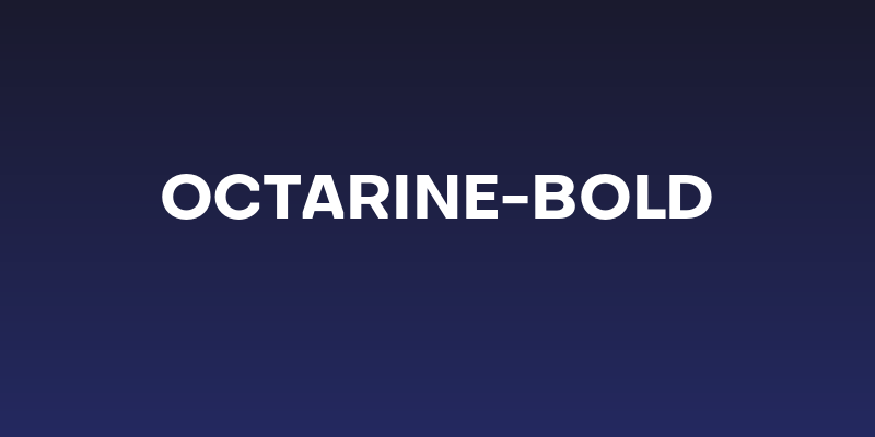 Octarine-Bold Social Header